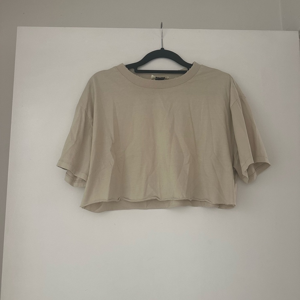 Stylish Tan Crop Top for Women